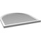 Ekena Millwork Round Top Surface Mount PVC Gable Vent: Functional, w/ 2"W x 2"P Brickmould Sill Frame, 40"W x 40"H GVPRT40X4003SF - alternate 2